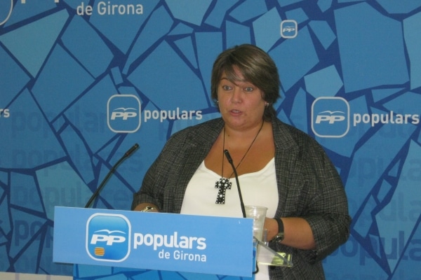 Concepcio Veray los PGE del 2014 en la N-II de Girona