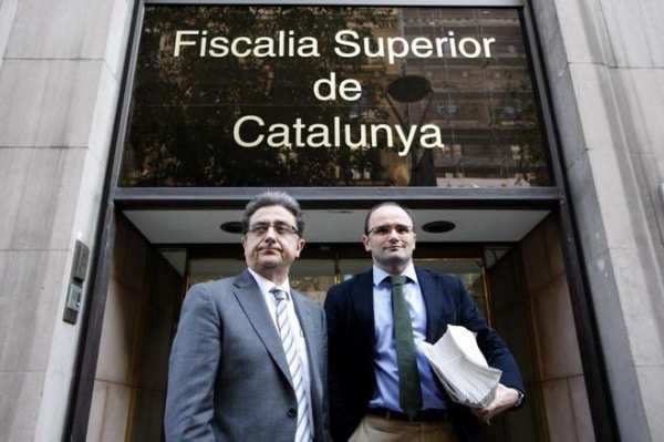 Enric Millo en la Fiscalia por la Agencia de Seguridad Catalana